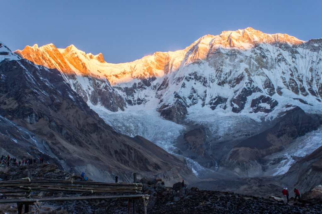 Sunrise at Annapurna Base Camp, Nepal